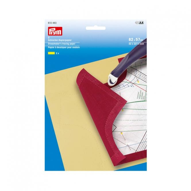 Prym 2x Schneiderkopierpapier - 82 x 57 cm Gelb