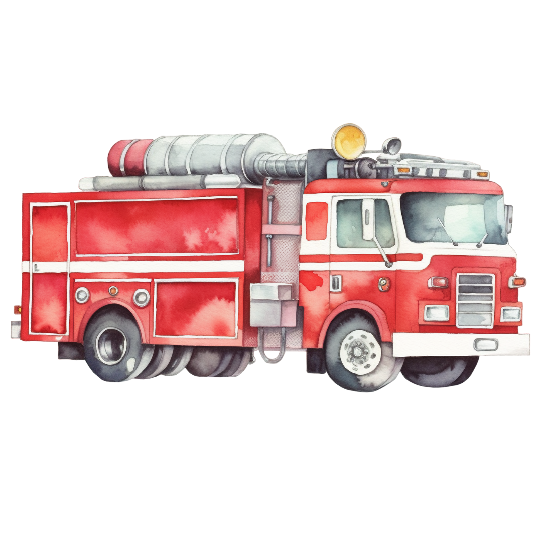 Bügelbild - Plott - Feuerwehr 13,5cm x 7cm