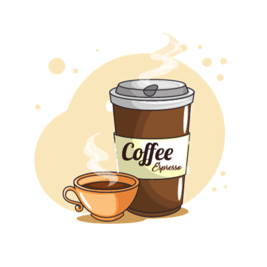 Bügelbild - Plott - Sprüche - Kaffeebecher - 9,5cm x 8cm