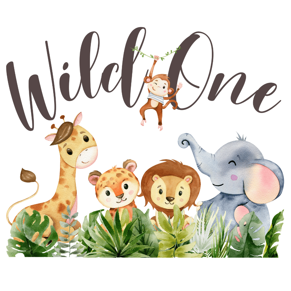 Bügelbild - Plott - Wild One - 11,6cm x 9,6cm