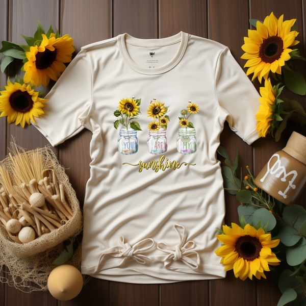 Bügelbild - Plott - Sunshine Blumen - 13,7cm x 11,8cm