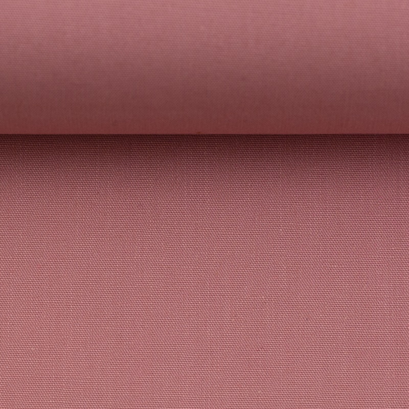 Kochfeste Baumwolle - Baumwoll Stoff - "Heide" - Uni - Altrosa