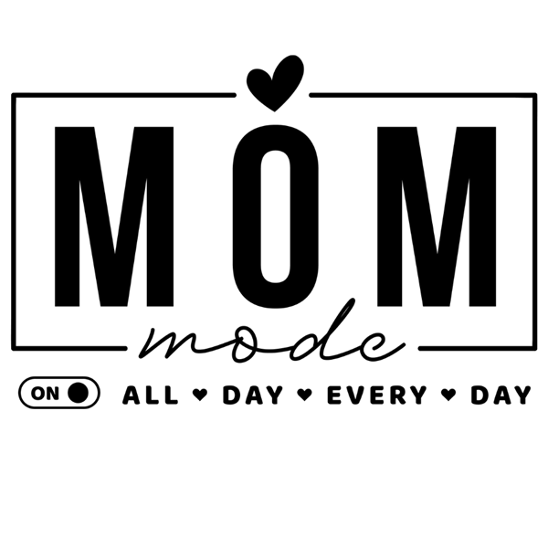 Bügelbild - Plott - MOM mode - 10,8cm x 16cm