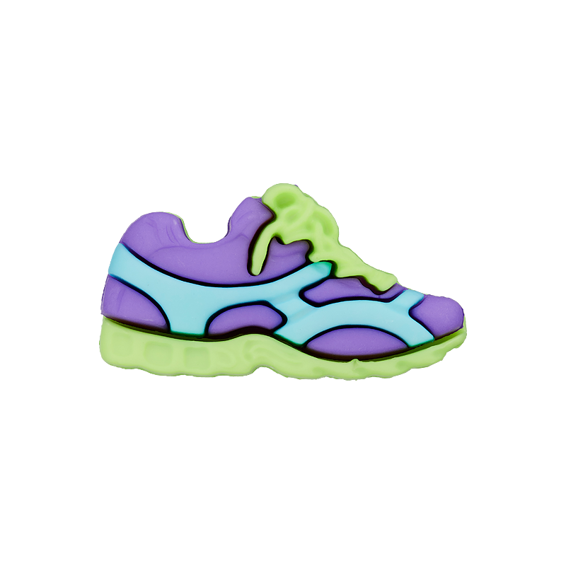 Knopf - Knöpfe - Öse Turnschuh Lemon Lila - 1 Stück