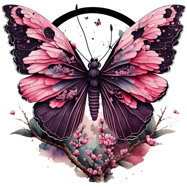 Bügelbild - Plott - Schmetterling 12cm x 12cm