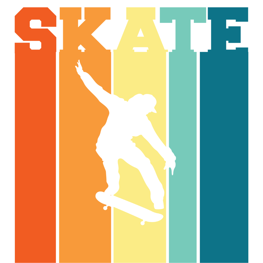 Bügelbild - Plott -  SKATE - 11cm x 12cm